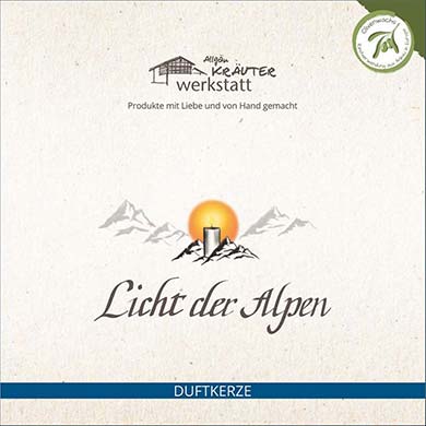 Allgäuer Duftkerzen Licht der Alpen